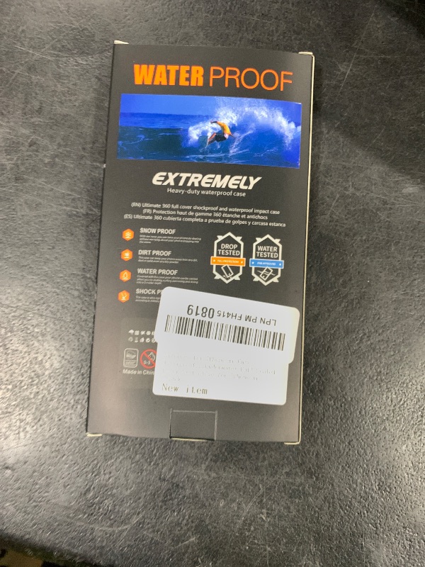 Photo 1 of Diverbox for iPhone xr Case Waterproof,Shockproof Dustproof IP68 Full-Body Sturdy with Kickstand Case Built-in Screen Protector,Underwater Full Sealed Cover Protective for iPhone xr (Black)