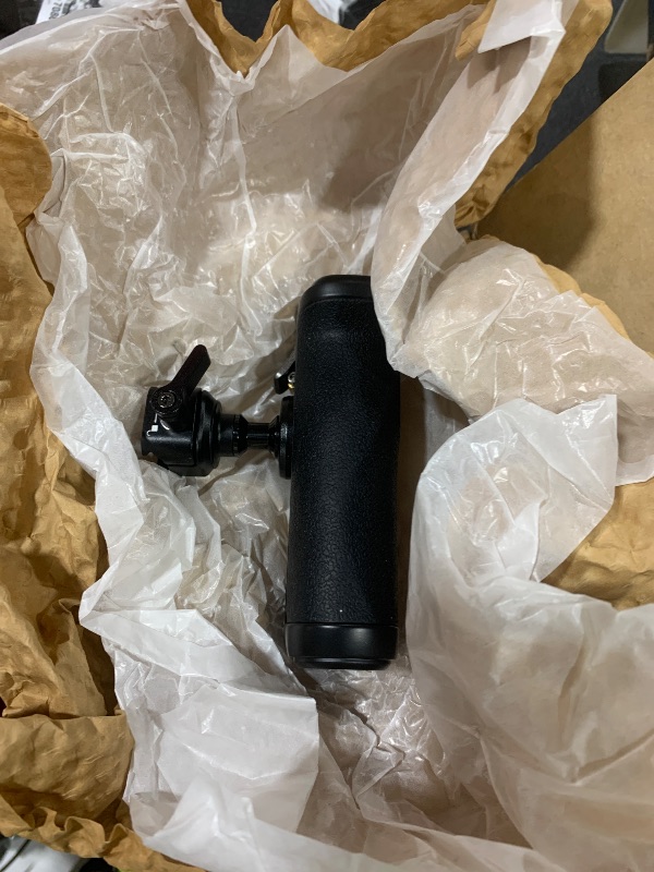 Photo 1 of SmallRig Push-Button Rotating NATO Side Handle for Left and Right Hand, 360° Rotatable Side Handle with Anti-Slip Silicone, Camera Grip with Built-in Threaded holes, Wrist Strap Hole, Cold Shoe - 4359