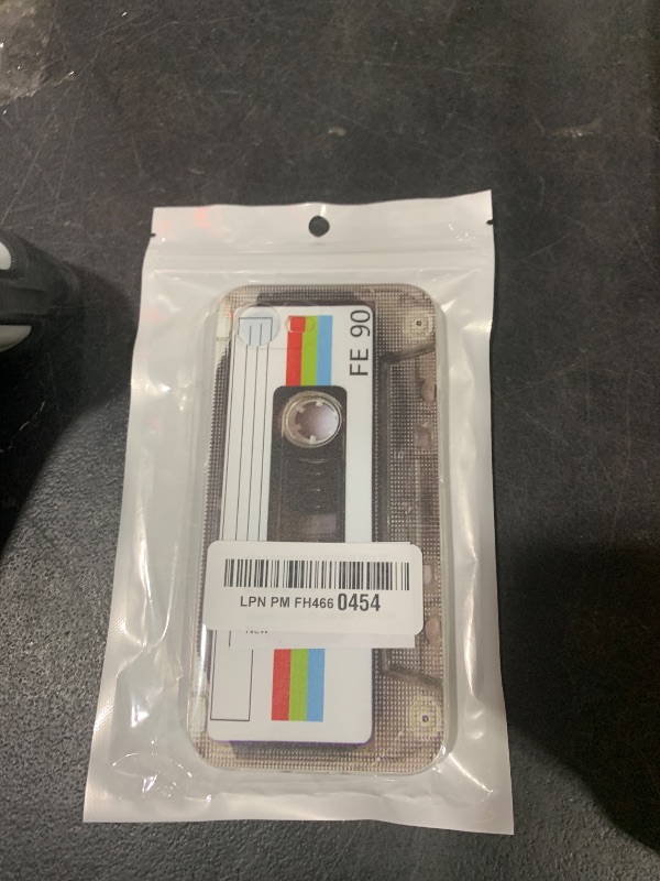 Photo 1 of FAteamll Case for iPhone 16e Matte Finish Heavy Duty Soft Back Cover with Reinforced Corners TPU Soft Bumper Retro Cassette Tape Case Compatible with iPhone 16e