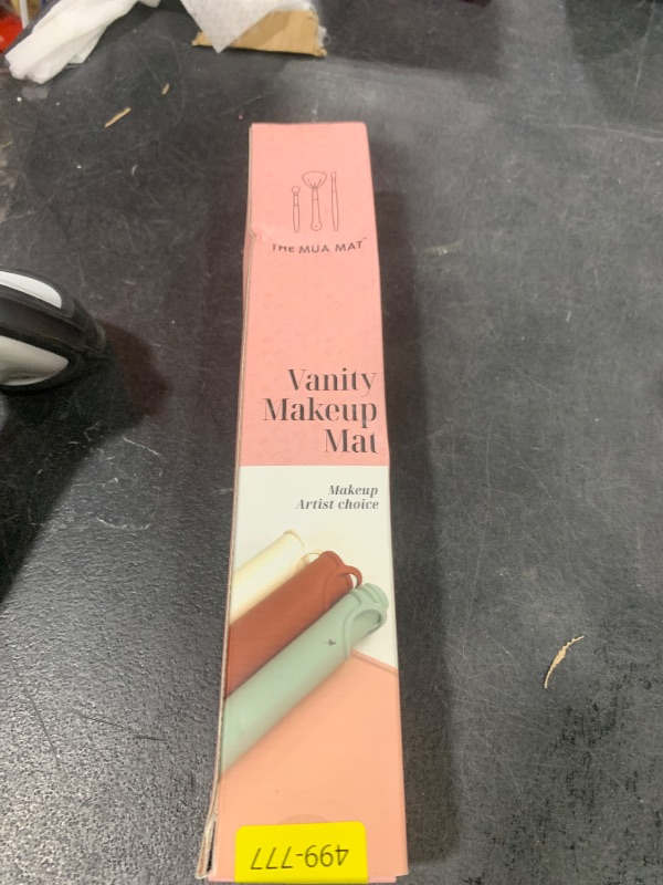 Photo 1 of Durable Silicone Vanity Makeup Mat - Heat Resistant, Portable, and Protective | Perfect for Travel and Daily Vanity Surface Protection (Pink)