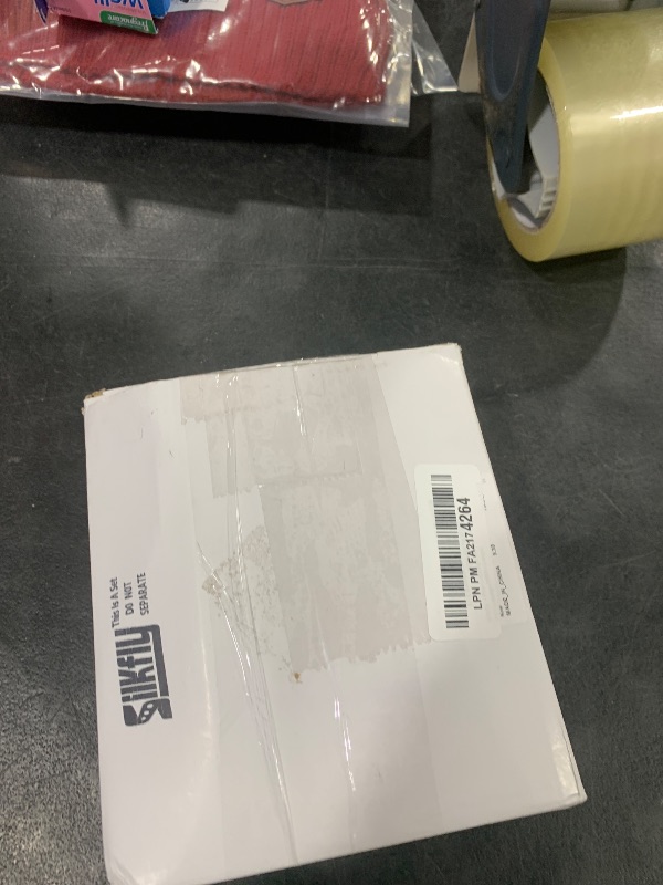 Photo 1 of Silkfly 4 Pcs Luggage Wheels Replacement Travel Suitcase Caster Repair Kits with Screw Replacement Left and Right Wheels Mute Bearing Swivel for Luggage(White,Large)