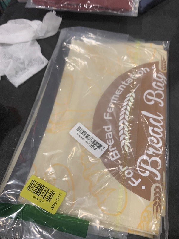 Photo 1 of Maxcheck 6 Pack Double Seal Bread Bags for Homemade Bread Reusable Freezer Storage Bag with Zipper and Hook and Loop Fastener Large Loaf Container for Loaf Sourdough Storage Keep Fresh