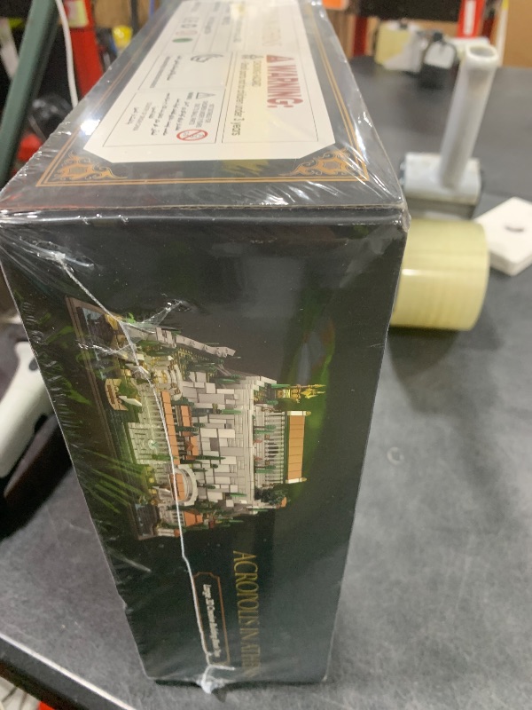 Photo 1 of kvsju Architecture Acropolis Castle Building Block Set, Famous Landmark Architecture Athenian Acropolis Building Block Sets, Collectible Exhibition Model for Children and Adults