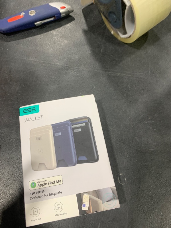 Photo 1 of ESR Geo for MagSafe Wallet with Full Find My Functionality, RFID Blocking, 5 Cards Holder for Phone Case, Strong Magnetic Wallet for iPhone 17/16/15/14/13/12 Series, Not for 13/12 Mini, Brown