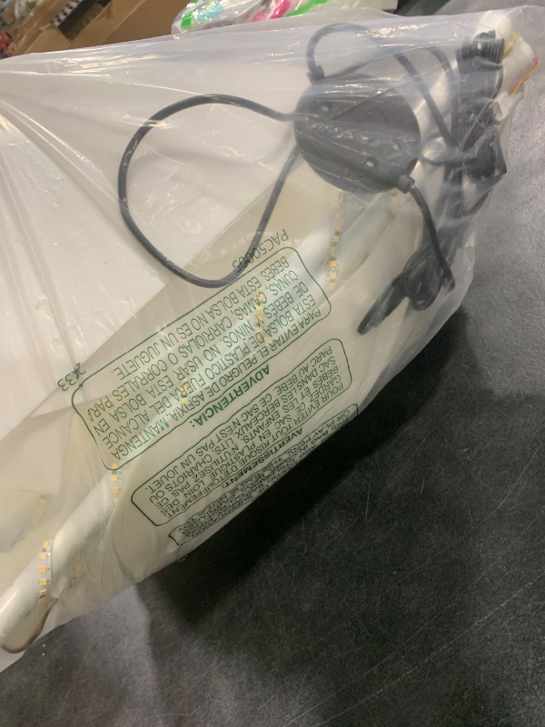 Photo 1 of TACAHE Wave Skirt Floor Lamp - 3 Color Temp & Dimmable - Column Standing Floor Lamp with Foot Switch & Remote - 21 Sheets Lampshade - Modern Ambient Light for Living Room - 30W - 66"