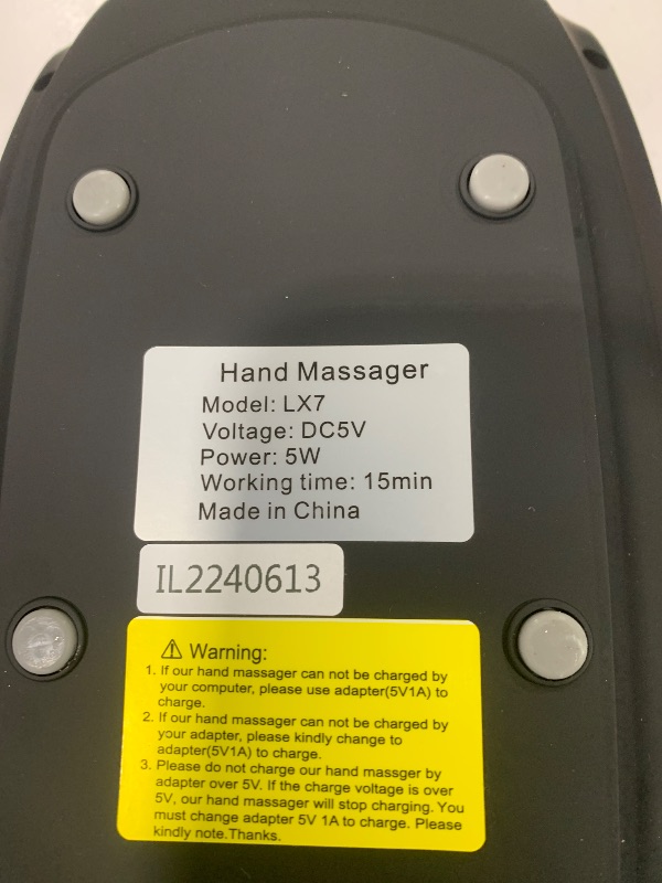 Photo 1 of Lunix LX7 Electric Hand Massager with Compression, Pressure Point Therapy for Arthritis, Pain Relief and Carpal Tunnel, Shiatsu Massage Machine with Heat, with Hand Warmer, Black