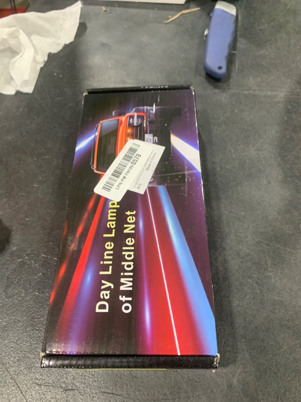 Photo 1 of Wevdn 4 PCS Car Front Grille Lights, Waterproof Amber Lens LED Grille Light with Wiring Harness, Exterior Running Lights Compatible with F150 F250 F350, Car Accessories (Black & Yellow)