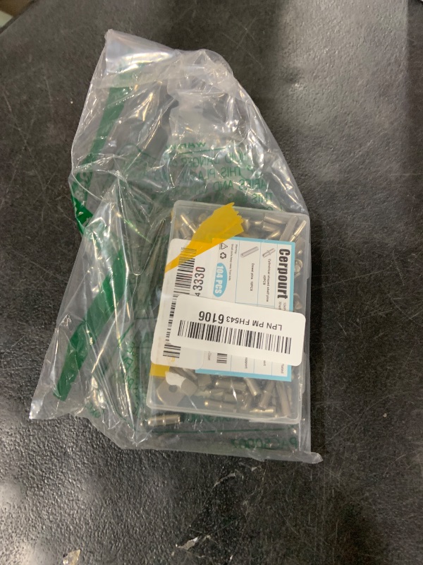 Photo 1 of 104Pcs Shelf Pins Kit,4 Styles Nickel Plated Shelf Support Pegs,Bookshelf Pegs for Shelves,Cabinet Shelf Bracket Pegs Shelf Pins Holders for Kitchen Furniture & Closet ( 5mm & 1/4inch )