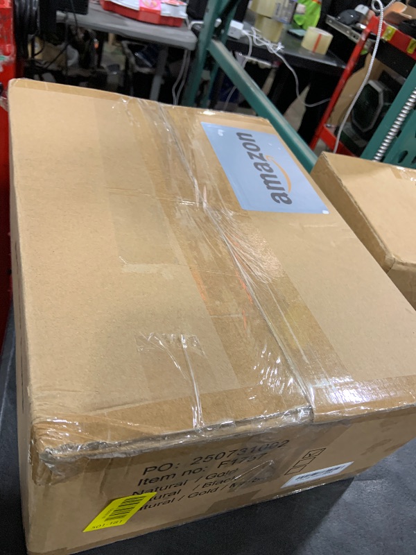 Photo 1 of ?Upgraded?Arc Floor Lamp for Living Room, Boho Dimmable Swing Arm Floor Lamp with Rattan & Fabric Shades, Gold Rattan Standing Lamp with 11W Bulb, Farmhouse Adjustable Tall Lamp for Bedroom Office