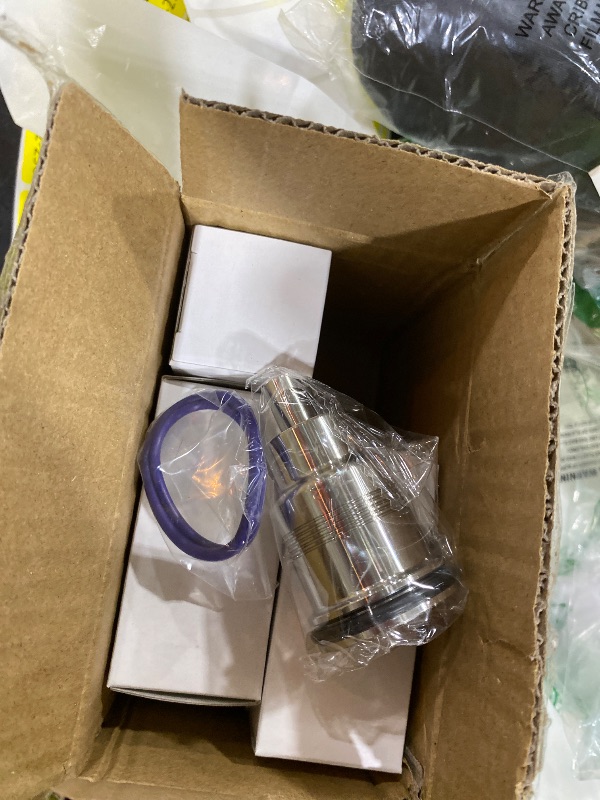 Photo 1 of EZROAD 6X Fuel Injector Steel Sleeve Set 21515329 21401136 Compatible with Volvo D13 D11 D16 Compatible with Mack MP7 MP8 MP10 Conical Tube Cup w/O Ring 276948 85124741 85137065 Truck Engine