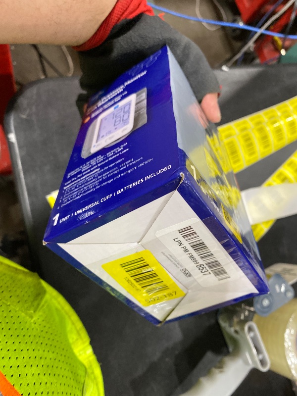 Photo 1 of Medline Bluetooth Blood Pressure Monitor, Universal Upper Arm Cuff, Digital LCD Display, Health App Integration, Stores Up to 120 Readings, Carrying case and Batteries Included