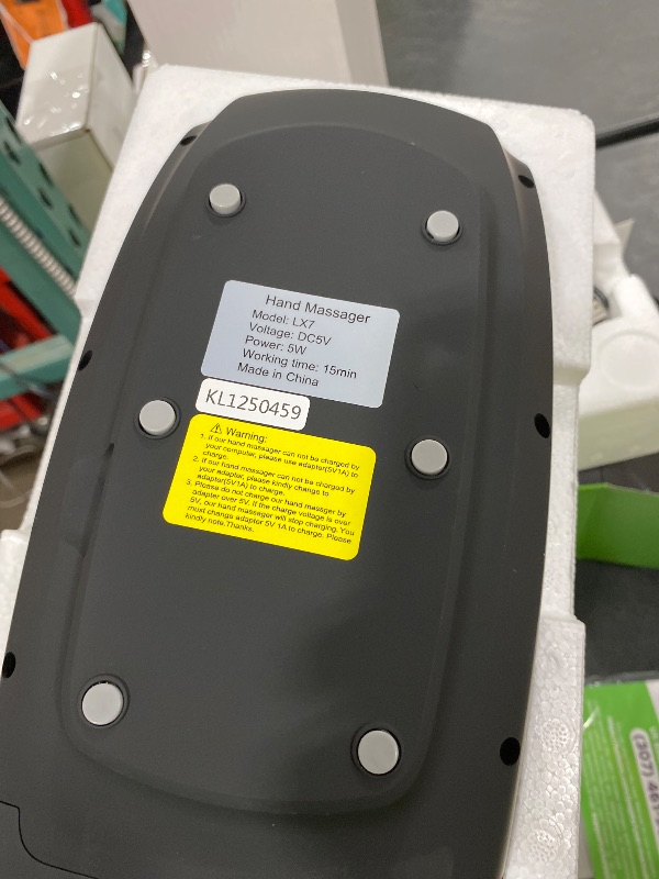 Photo 1 of Lunix LX7 Electric Hand Massager with Compression, Pressure Point Therapy for Arthritis, Pain Relief and Carpal Tunnel, Shiatsu Massage Machine with Heat, with Hand Warmer, Black