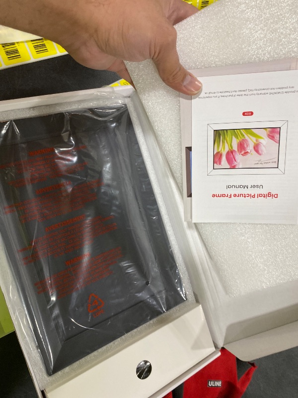 Photo 1 of BIGASUO Digital Picture Frame, 10.1" Frameo Digital Frame WiFi with 32GB Memory, 1280x800 IPS Touch Screen, Send Photos/Videos from Your Phone Anywhere, Photo Gifts for Parents and Grandparents