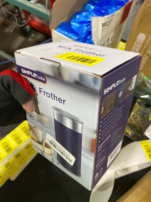 Photo 1 of SIMPLETASTE Milk Frother, 4-in-1 Electric Milk Steamer, Automatic Warm and Cold Foam Maker and Milk Warmer for Latte, Cappuccinos, Macchiato