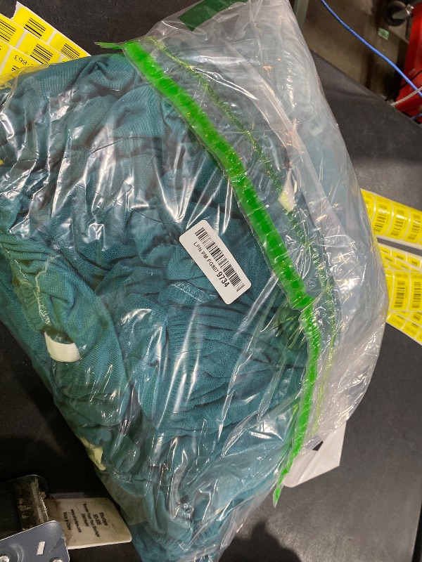 Photo 1 of vctops Water Repellent 8-Piece Recliner Sofa Covers, Leaf Jacquard Stretch Soft Reclining Couch Covers, 3 Seat, Teal