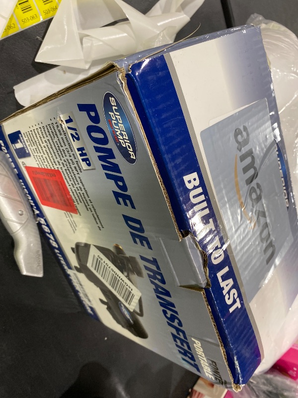 Photo 1 of Superior Pump 90050 Transfer Pump , Black