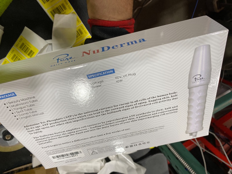 Photo 1 of Pure Daily Care NuDerma Handheld Skin Therapy Wand Machine w/Neon – Anti-Aging - Skin Tightening - Wrinkle Reducing - Dark Circles – Clarifying - Hair & Scalp Stimulator