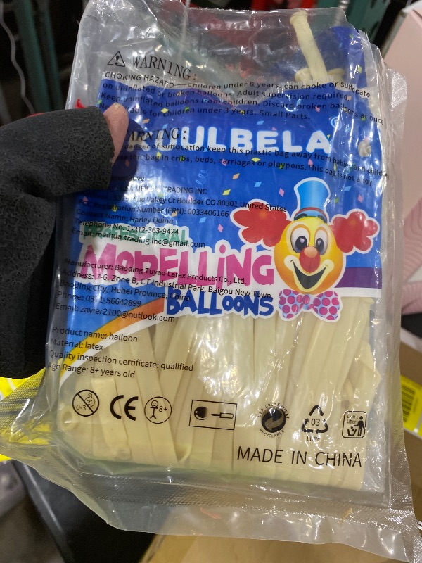 Photo 1 of 100Pcs clear 260 Balloons Clear Long Skinny Latex Balloon for Animal Ballons, Premium Quality Balloons for Beginners Baloons Making Kid's Carnivals Party Decoartion