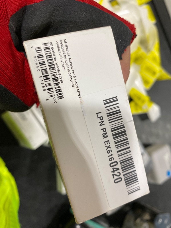 Photo 1 of Apple AirPods Pro 3 Wireless Earbuds, Active Noise Cancellation, Live Translation, Heart Rate Sensing, Hearing Aid Feature, Bluetooth Headphones, Spatial Audio, High-Fidelity Sound, USB-C Charging