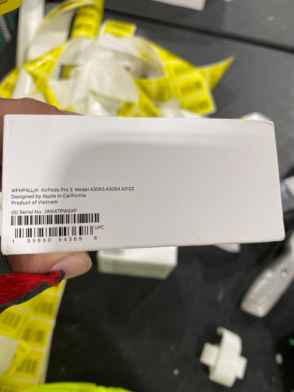 Photo 1 of Apple AirPods Pro 3 Wireless Earbuds, Active Noise Cancellation, Live Translation, Heart Rate Sensing, Hearing Aid Feature, Bluetooth Headphones, Spatial Audio, High-Fidelity Sound, USB-C Charging