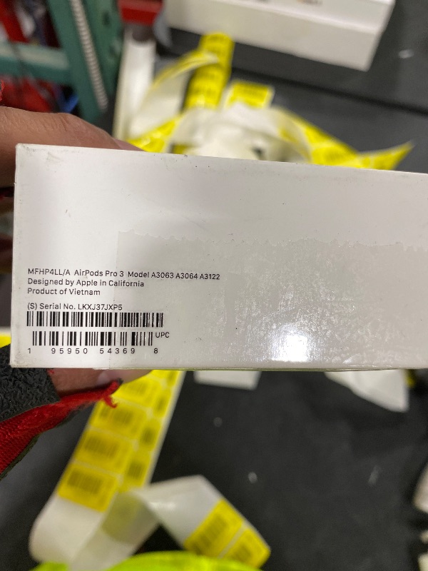 Photo 1 of Apple AirPods Pro 3 Wireless Earbuds, Active Noise Cancellation, Live Translation, Heart Rate Sensing, Hearing Aid Feature, Bluetooth Headphones, Spatial Audio, High-Fidelity Sound, USB-C Charging