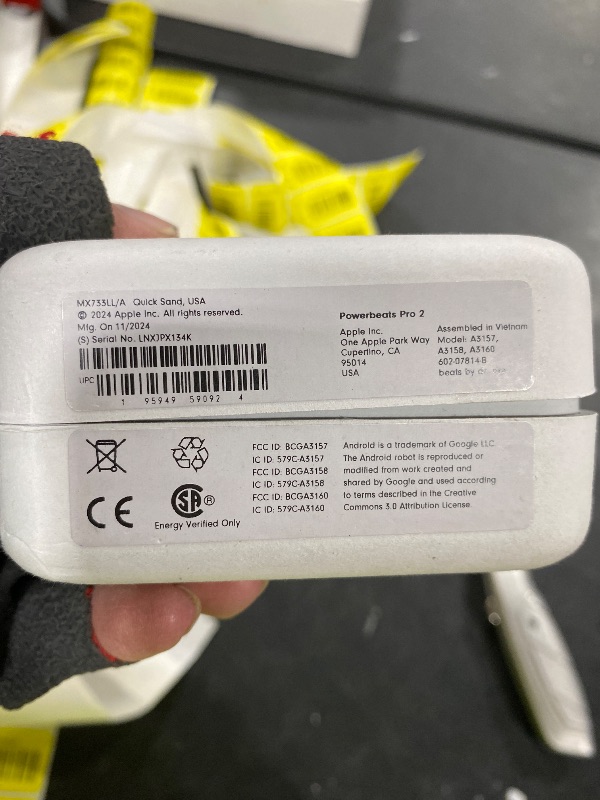 Photo 1 of Beats Powerbeats Pro 2 - Wireless Noise Cancelling Workout Earbuds with Secure- Fit Earhooks, Up to 45-Hour Battery with Charging Case, Sweat & Water Resistant, Heart Rate Monitoring - Quick Sand