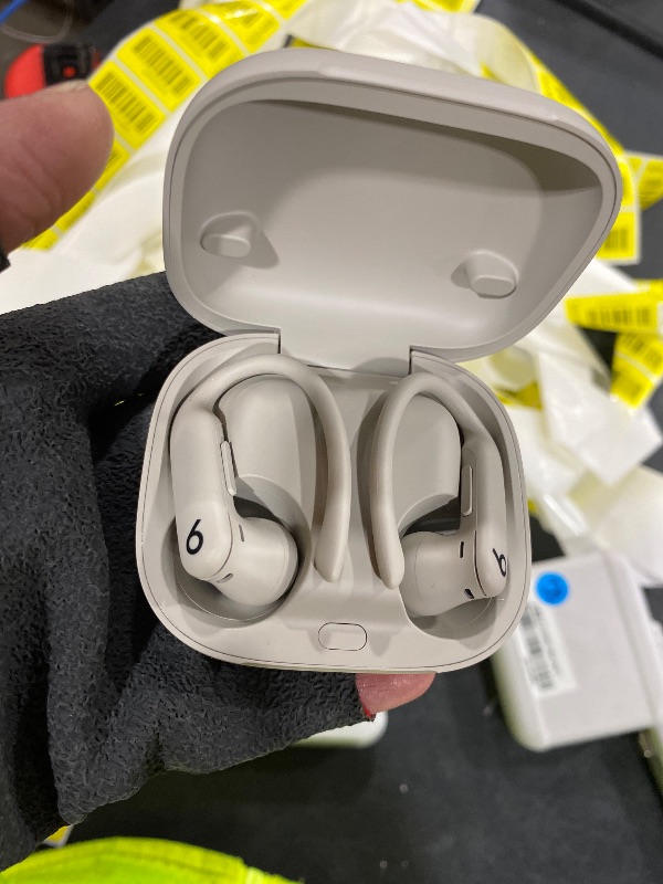 Photo 1 of Beats Powerbeats Pro 2 - Wireless Noise Cancelling Workout Earbuds with Secure- Fit Earhooks, Up to 45-Hour Battery with Charging Case, Sweat & Water Resistant, Heart Rate Monitoring - Quick Sand