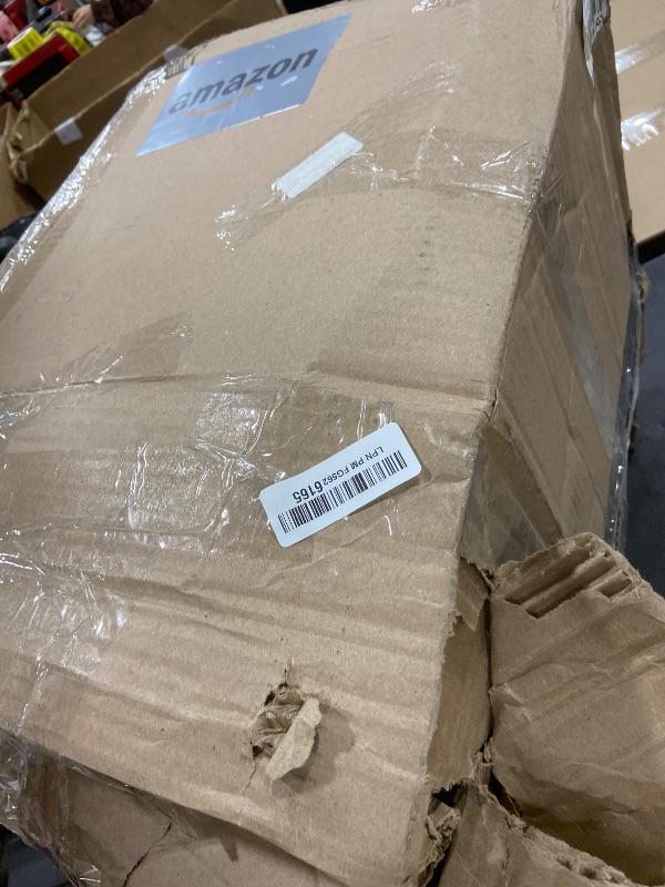 Photo 1 of **INCOMPLETE, DAMAGE** Ergalithic Ergonomic Office Chair-Computer X-Shaped Chair Mesh PU Leather with Adjustable Lumbar Support-Executive Desk Chair High Back with Headrest Flip-Up Arms for Long Hours (White-Grey)