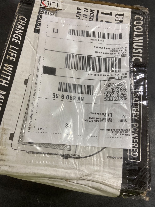 Photo 1 of Acoustic/Electric Guitar Amplifier, 15 Watt Portable Bluetooth Amp for Guitar Acoustic/Electric with Reverb Effect, 2 Band EQ,Black