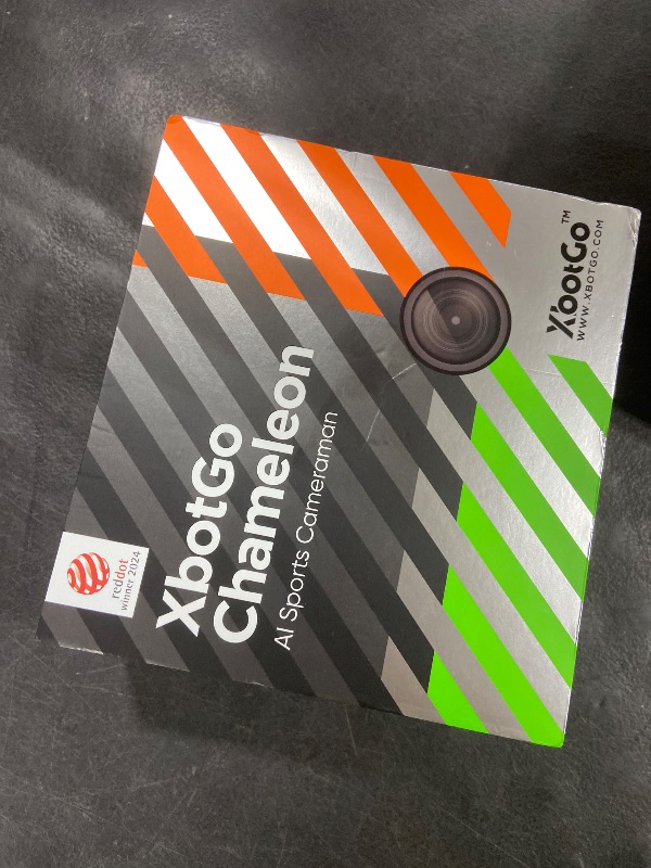 Photo 1 of XbotGo Chameleon AI Auto Sports Action Camera - 4K 60FPS Soccer Camera and Basketball Tracking Camera for Team Sports, Live Streaming, No Subscription, Works with iOS & Android (Lava Graphite)