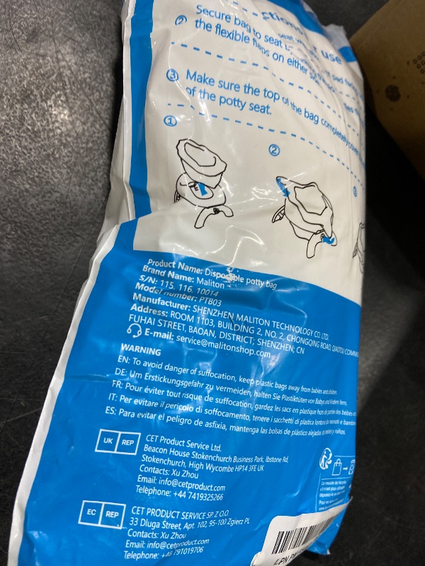 Photo 1 of [30 Counts] Disposable Potty Liners with Absorbent Pads, Portable Travel Toilet Bags Compatible with OXO Tot 2-in-1 Go Potty, Toilet Training Liners Fit Most Potty Chairs for Kids, Toddlers