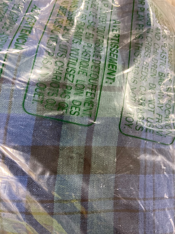 Photo 1 of Solino Home Linen Plaid Tablecloth 60 x 132 Inch - 100% Pure Linen Blackwatch Blue and Green Table Cloth for Rectangle Tables - Machine Washable Tablecloth for Easter