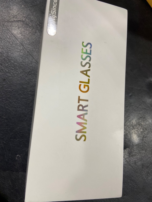 Photo 1 of MISSING CHARGER -----------------------------------------AI Smart Glasses, Bluetooth Glasses with 164 Translation, Anti-Blue Light Glasses for Men Women, 7 Day Ultra-Long Standby, UV Protection, Waterproof, Wireless Music & Calls, Voice Control