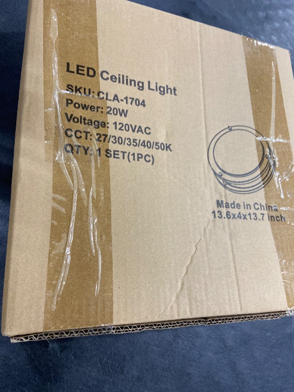 Photo 1 of 13 inch Flush Mount LED Ceiling Light Fixture, 2700K/3000K/3500K/4000K/5000K Adjustable Ceiling Lights, Oil Rubbed Bronze Saturn Dimmable Lighting for Hallway Bathroom Kitchen or Stairwell, ETL Listed