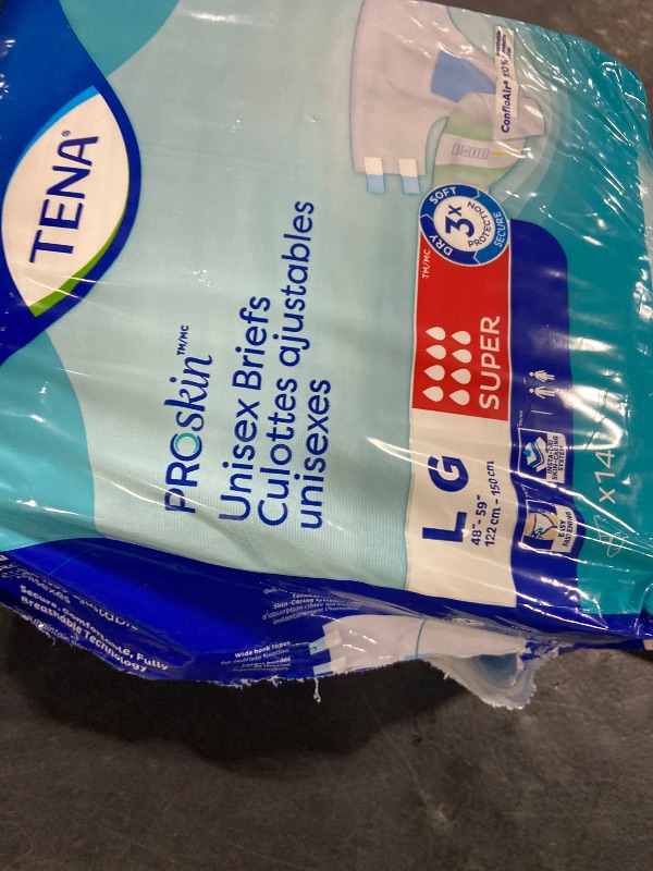 Photo 1 of TENA ProSkin Unisex Adult Diapers with Tabs, Maximum Absorbency, Large, 14 ct