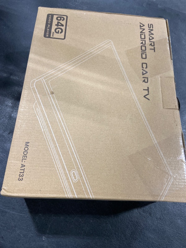 Photo 1 of 13.3" Car TV for Back Seat, 4K Android Headrest Monitor for Car, 4G+64G Portable Rear Entertainment System, Support Phone Wireless Mirror Link Touch Screen, with WiFi/HDMI/USB/Video Player