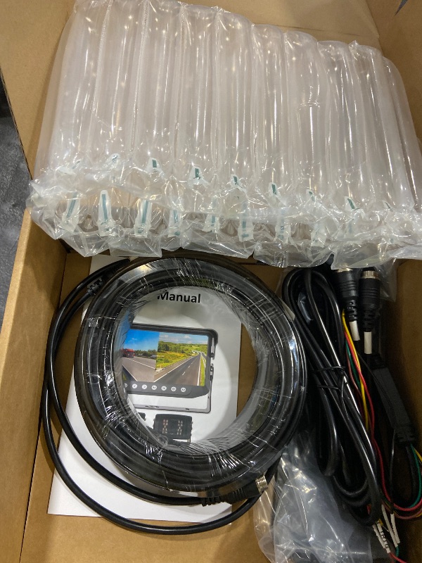 Photo 1 of Skid Steer Backup Camera Dual-View 7 Inch 1080p HD, Magnetic Camera, and DVR Recorder for Farm Tractor Trucks, RVs, Trailers, and Farm Heavy Equipment