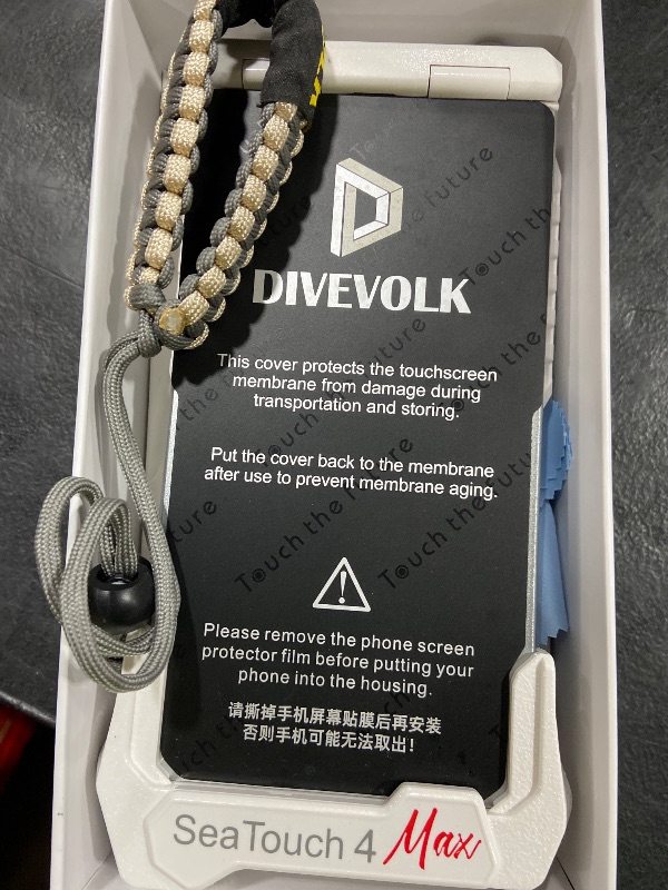 Photo 1 of DIVEVOLK Seatouch 4 Max Diving Phone Case compatiable for iPhone 12/13/14/15 Pro/15 Pro Max (not for iPhone16)