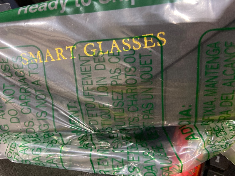 Photo 1 of AI Smart Glasses with Camera and Bluetooth,8MP 2K HD Camera Glasses,AI Voice Control,AI Photo Recognition and Translation,Smart Anti-Blue Light Glasses,IP67 Waterproof for Driving,Outdoor,+2 Lenses.