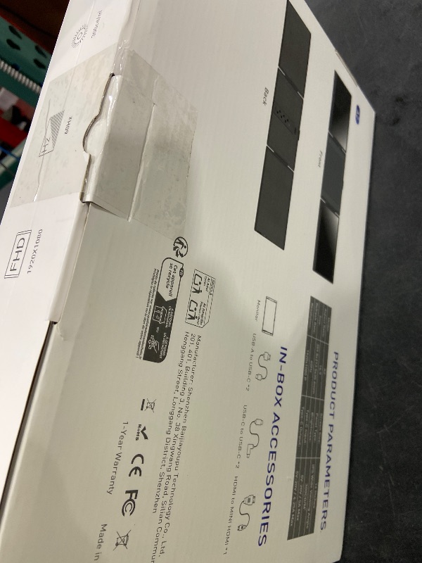 Photo 1 of FEZOBR Laptop Screen Extender, 14'' FHD 1080P IPS Portable Monitor for Laptop, Triple Screen Extender Monitor Plug-Play for Mac/Windows/Chrome, Fit 13”-17.3” Laptops