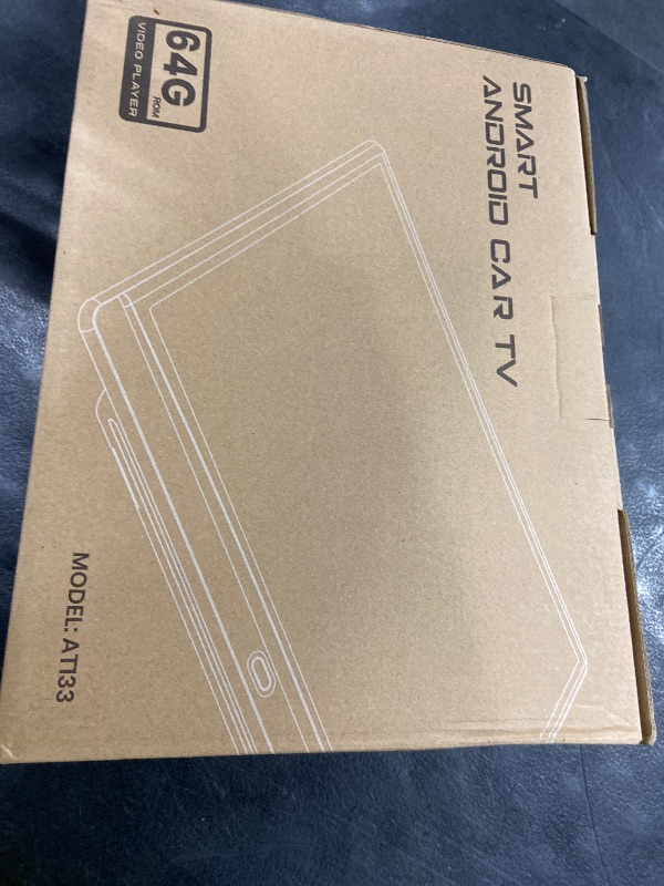 Photo 1 of 13.3" Car TV for Back Seat, 4K Android Headrest Monitor for Car, 4G+64G Portable Rear Entertainment System, Support Phone Wireless Mirror Link Touch Screen, with WiFi/HDMI/USB/Video Player