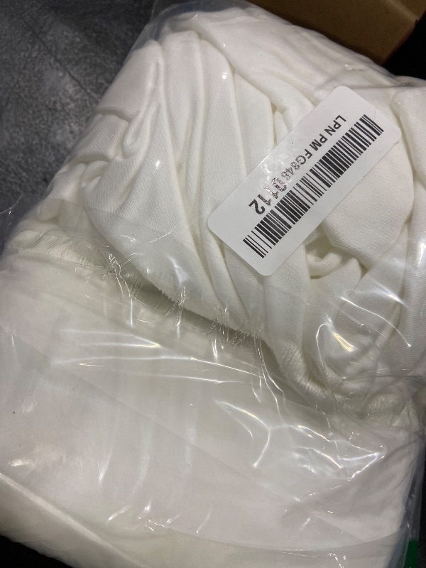 Photo 1 of Smiry Velvet Stretch Dining Room Chair Covers Set of 2, Soft Removable Washable Chair Slipcovers Kitchen Parsons Chair Protector, Raw White