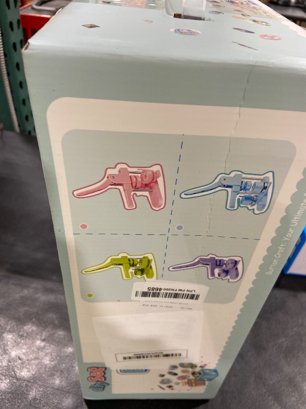 Photo 1 of 300pcs Button Pin Maker Machine Multiple Sizes 1''+1.25''+2.25'' Badge Button Press Machine W/Metal Pinback Button Refills & 3 Button Making Dies & 3pcs Circle Cutter - Pin Press Kit for DIY Button