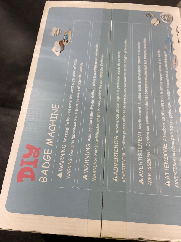 Photo 1 of 300pcs Button Pin Maker Machine Multiple Sizes 1''+1.25''+2.25'' Badge Button Press Machine W/Metal Pinback Button Refills & 3 Button Making Dies & 3pcs Circle Cutter - Pin Press Kit for DIY Button