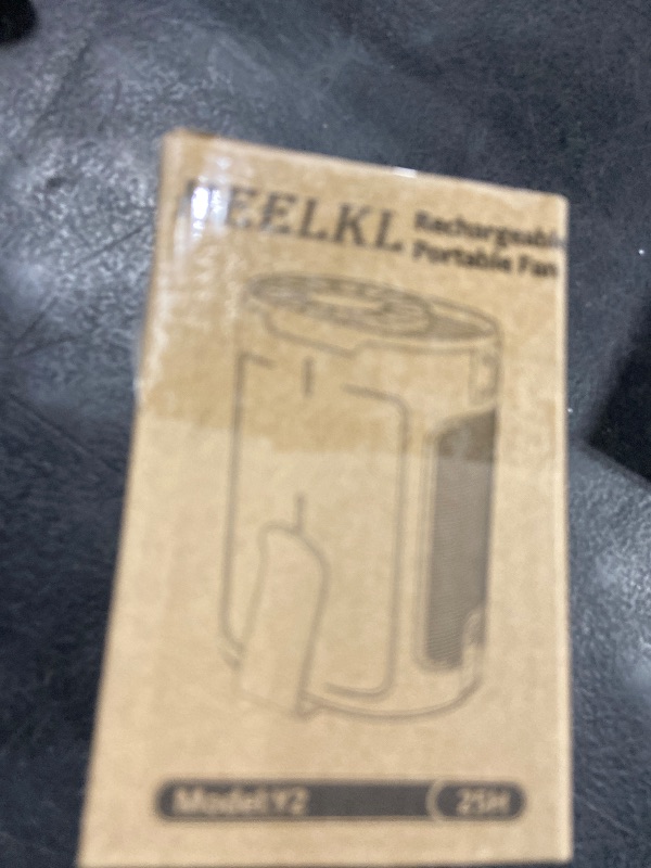 Photo 1 of 2026 AI Portable Fan Rechargeable, 4-Speed 6600RPM Strong Airflow, Personal Waist Fan with up to 25H of Working Time, Hands-Free Hanging Neck Fan, Wearable Belt Fan for Camping, Outdoor, Jobsite