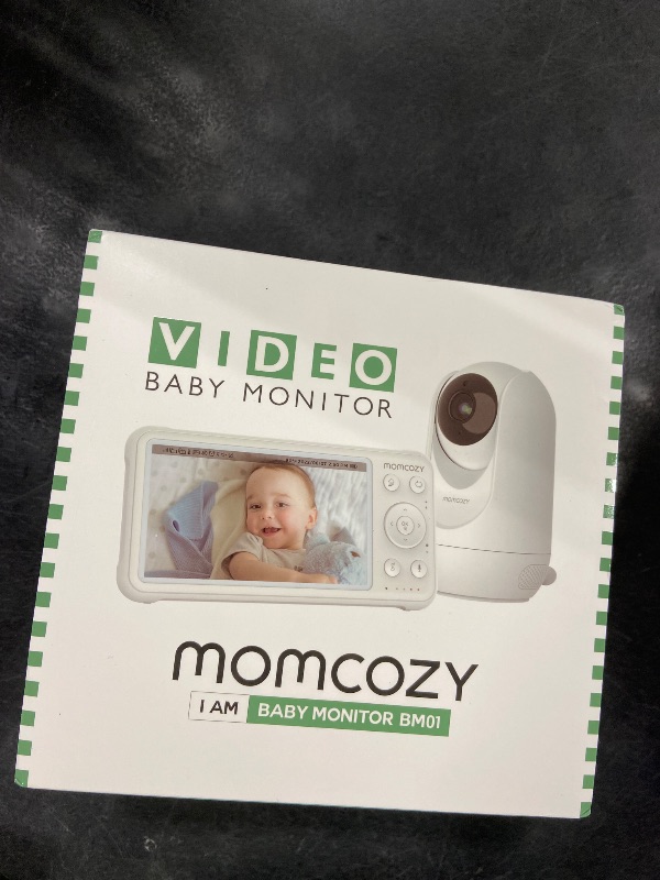 Photo 1 of Momcozy Video Baby Monitor, 1080P 5" HD Baby Monitor with Camera & Wall Mount, Infrared Night Vision, 5000mAh Battery, 2-Way Audio, Temperature Sensor, Lullabies, 960ft Range, Ideal for New Moms, BM01