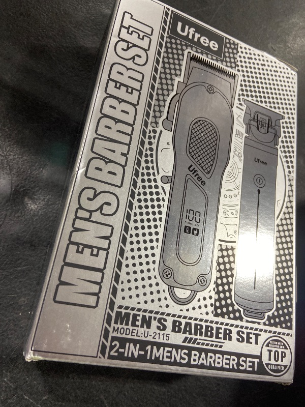 Photo 1 of Ufree Professional Cordless Clippers and Trimmers Set for Men for Hair Cutting, Beard Trimmer, Barber Clippers, Rechargeable Electric Shaver, Gifts for Men
