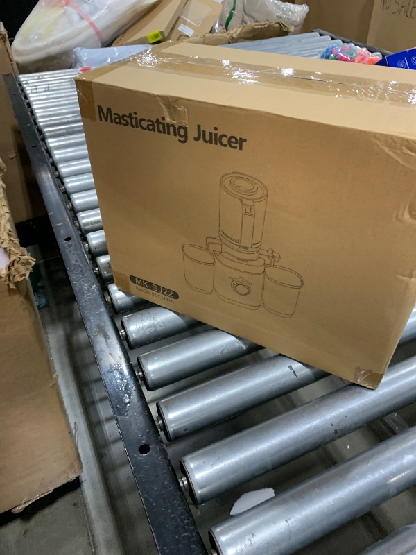 Photo 1 of Juicer Machines, Cold Press Juicer with Wide Chute, Slow Masticating Juicers, High Juice Yield for Leafy Greens, Fruits & Vegetables, Easy to Clean