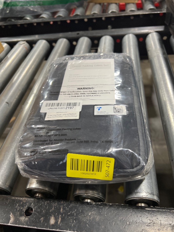 Photo 1 of 10 Set Compression Packing Cubes for Travel Essentials,Compressible Expandable Packing Cubes for Suitcase,OlarHike Luggage Organizer Bags for Travel,Handy Helper for Organizing Clothes(Black)