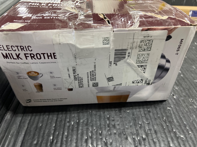 Photo 1 of Milk Frother and Steamer, Large Capacity Detachable Electric Milk Frother, Automatic Warm and Cold Foam Maker, Hot Chocolate Maker, BPA Free